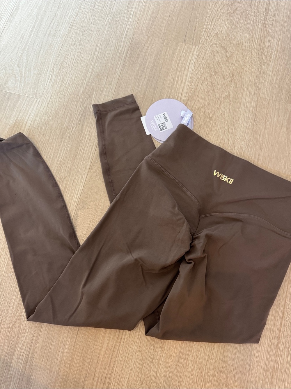 HIGH-WAIST VIGOR SCRUNCH LEGGING High-Waist Brown Active